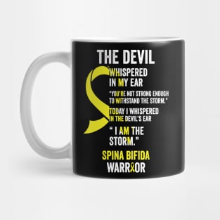 The Devil Spina Bifida Awareness Support Ribbon Mug